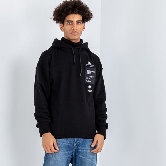 New Urban Outfitters Postbox Rollin Hoodie Sweatshirt TEE LIBRARY $155 Black M - Picture 1 of 4